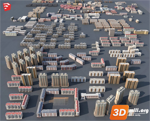 Environment element Skp Files 